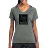 Ladies Heather Colorblock Contender ™ V Neck Tee Thumbnail